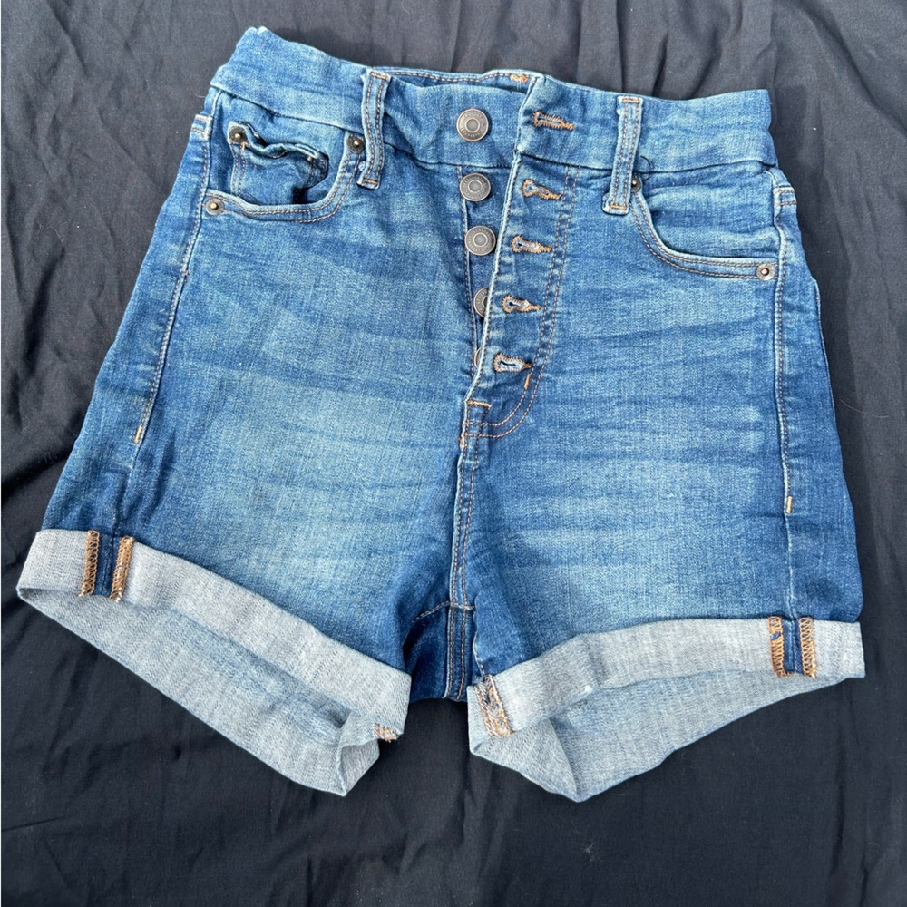 Aeropostale High Waist Jean Shorts